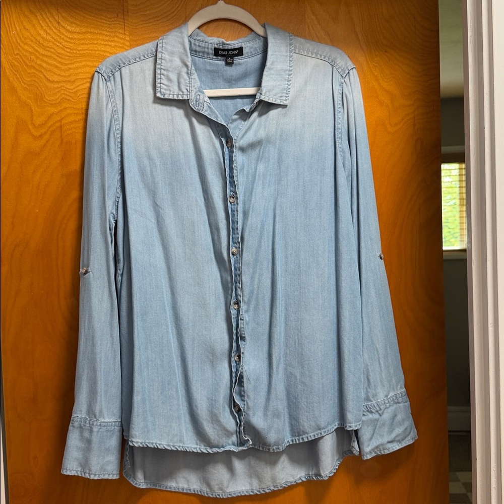 Dear John Sky Blue Denim Shirt